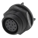 Bulgin Industrial Circular Connector 12 Contacts Rear Mount Socket Female IP68 Buccaneer 400 Series PX0413/12S