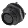 Bulgin Industrial Circular Connector 12 Contacts Rear Mount Socket Female IP68 Buccaneer 400 Series PX0413/12S