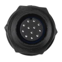 Bulgin Industrial Circular Connector 12 Contacts Rear Mount Socket Female IP68 Buccaneer 400 Series PX0413/12S