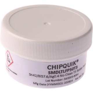 CHIPQUIK Lead Free Solder Paste, 50 g Jar SMDLTLFP50T3