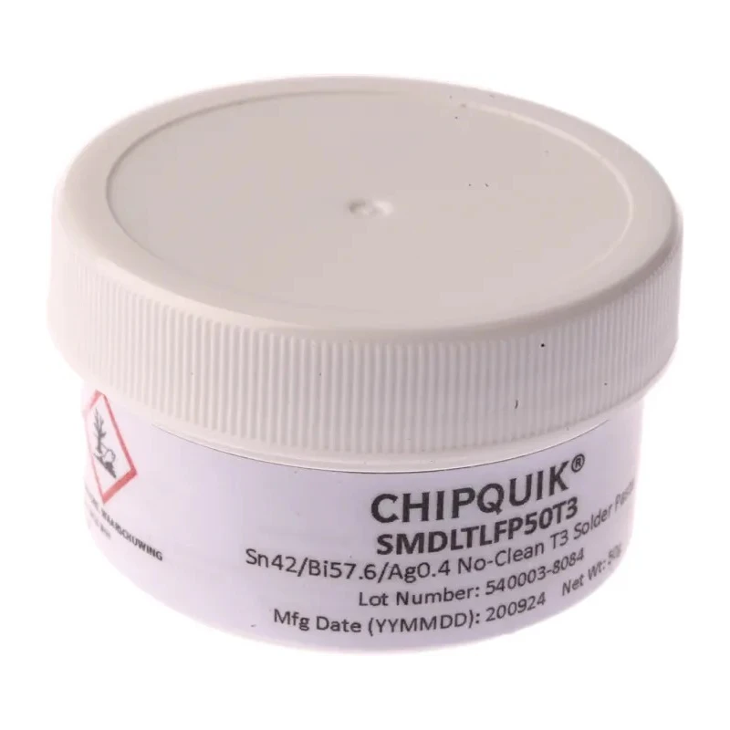 CHIPQUIK Lead Free Solder Paste, 50 g Jar SMDLTLFP50T3