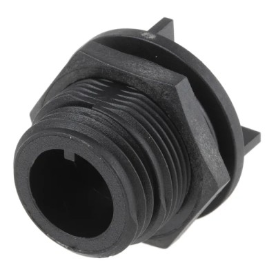 Bulgin Miniature Circular Connector, 6 Contacts, Rear Mount, Plug Male, IP68 Rated, Buccaneer 400 Series PX0413/06P