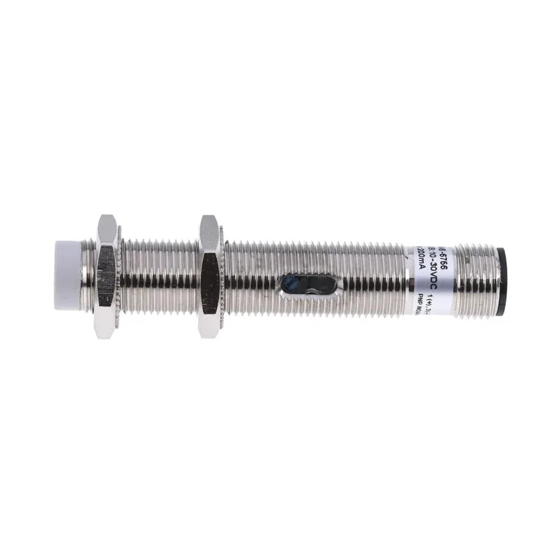 RS PRO Threaded Barrel Capacitive Proximity Sensor 4 mm Detection, M12 x 1 Thread Size, 200mA 30V PNP Output 146-6756