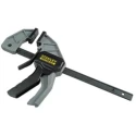 Stanley Tools Quick Clamp Clamp 150 mm Jaw Opening x 60 mm Jaw Depth, Steel Resin Body, Black FMHT0-83232