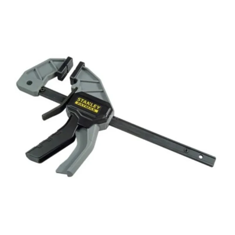 Stanley Tools Quick Clamp Clamp 150 mm Jaw Opening x 60 mm Jaw Depth, Steel Resin Body, Black FMHT0-83232