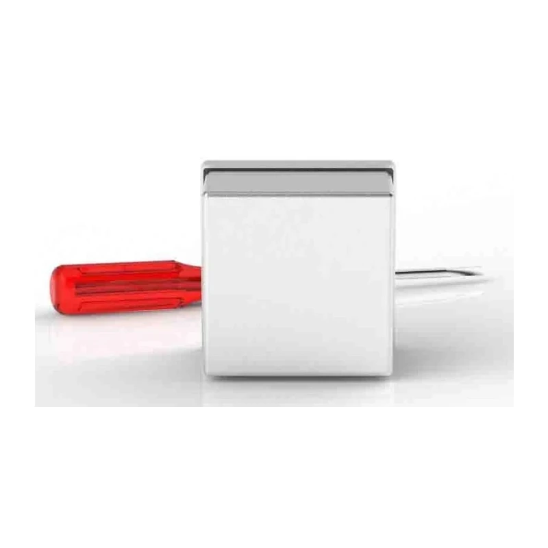 RS PRO Satin 304 Stainless Steel Adaptable Box 75 mm x 75 mm x 50 mm with 1 Knockouts 146-6772