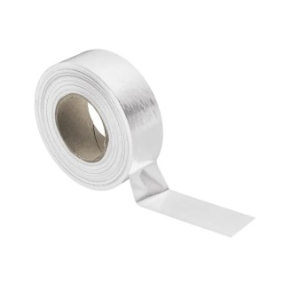 RS PRO Cloth Tape Duct Tape White Gloss Finish 50 mm Width x 50 m Length 0.17 mm Thickness 4N/cm Adhesion Strength 146-6829