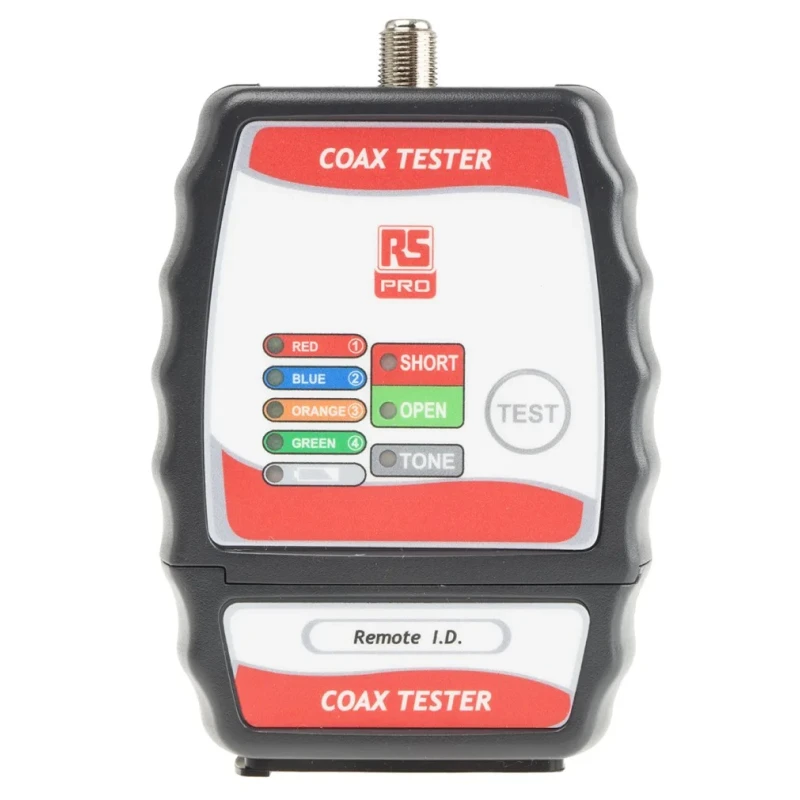 RS PRO Network Cable Tester Coaxial LED Indicator 0°C to 50°C 103x78x32mm 146-6832