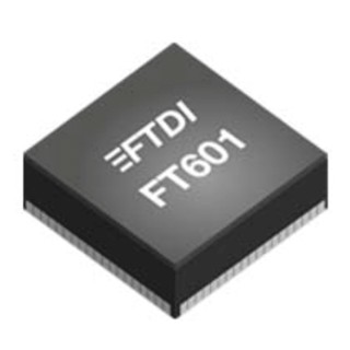 FTDI Chip USB Bridge IC 2-Channel 5 Gbps, 3.6V, USB 3.0, USB 2.0, 76-Pin QFN FT601Q-B-T