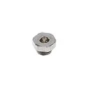 Legris 0222 Series Brass Plug Fitting for 8 mm Tube, 3/8 in Thread Size, 10.5 mm Length 0222 17 00