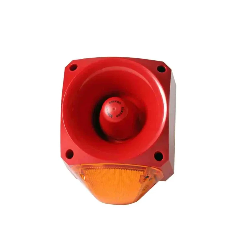 Klaxon PNC Series Amber Beacon-Sounder Combination, IP66, 60V dc, 116 dB @ 1m High Output PNC-0034