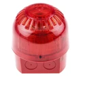Klaxon Sonos Series Red Beacon-Sounder Combination IP65 230V AC 102 dB Sound Level PSS-0094