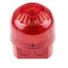 Klaxon Sonos Series Red Beacon-Sounder Combination IP65 230V AC 102 dB Sound Level PSS-0094