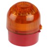 Klaxon Sonos Series Amber Beacon-Sounder Combination IP65 230V AC Base 102dB PSS-0096