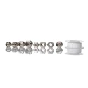 Legris Pneumatic Fittings Kit Nickel-Plated Brass Accessories Robust Design BSPPA Thread 0950 00 00 02