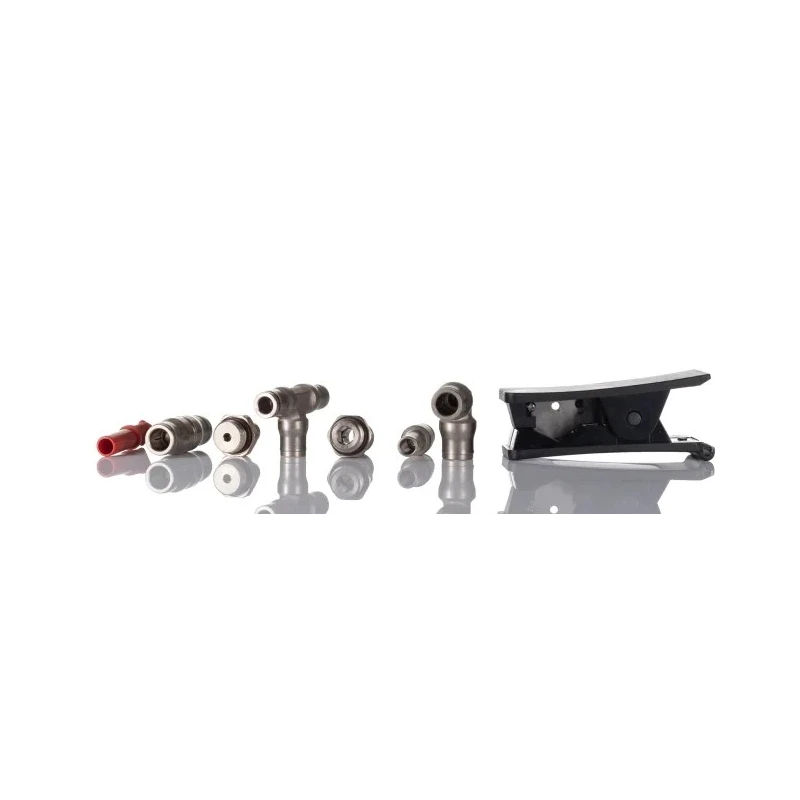 Legris Pneumatic Fittings Kit 3650 00 00 22, Push-in Fitting, Resistant to 150°C and 30bar Pressure 3650 00 00 22