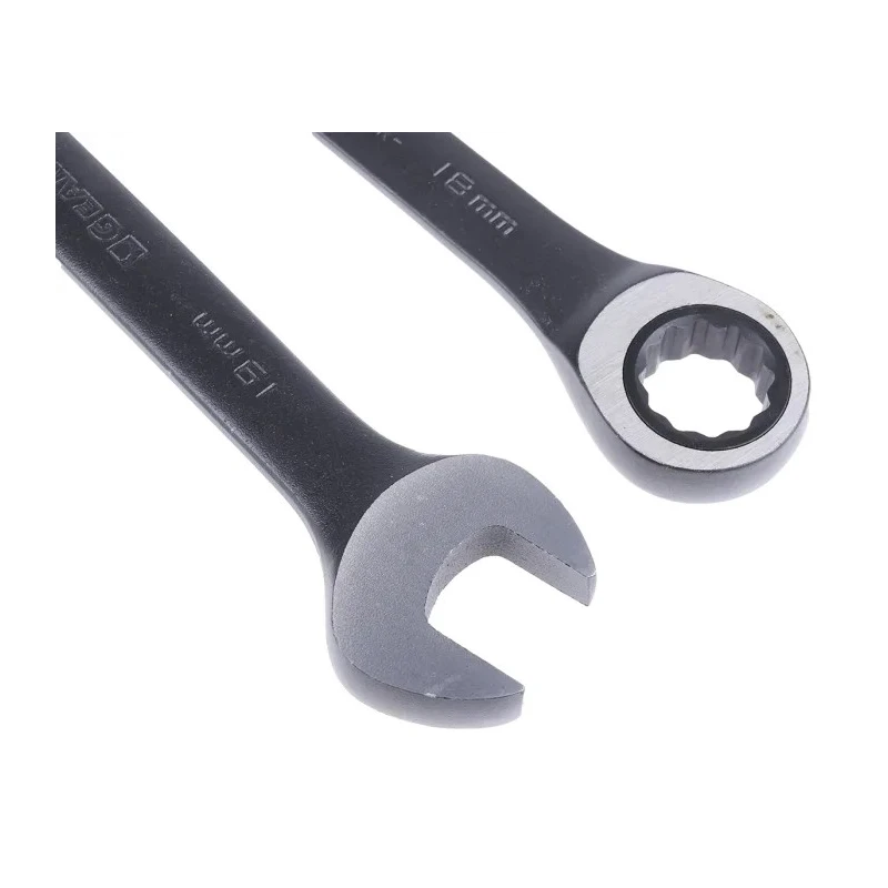 GearWrench 12-Piece Ring Spanner Set, Alloy Steel, Sizes 8 to 19 mm, Chrome Finish 9412BE