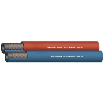 RS PRO Ethylene Propylene Diene Monomer Hose Pipe 5 mm ID, 11.4 mm OD, Red Blue, 25m 146-7755