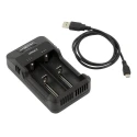 Ansmann Battery Charger Lithium-Ion NiMH Chemistries 10W Output Power USB Type C 1.45-4.2V 1001-0050