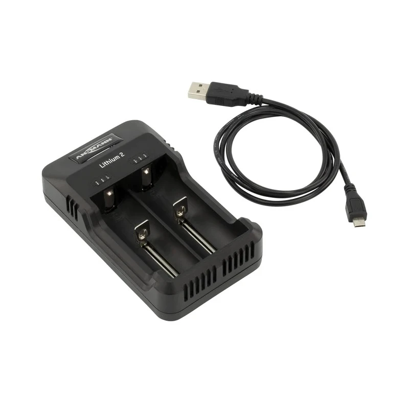 Ansmann Battery Charger Lithium-Ion NiMH Chemistries 10W Output Power USB Type C 1.45-4.2V 1001-0050