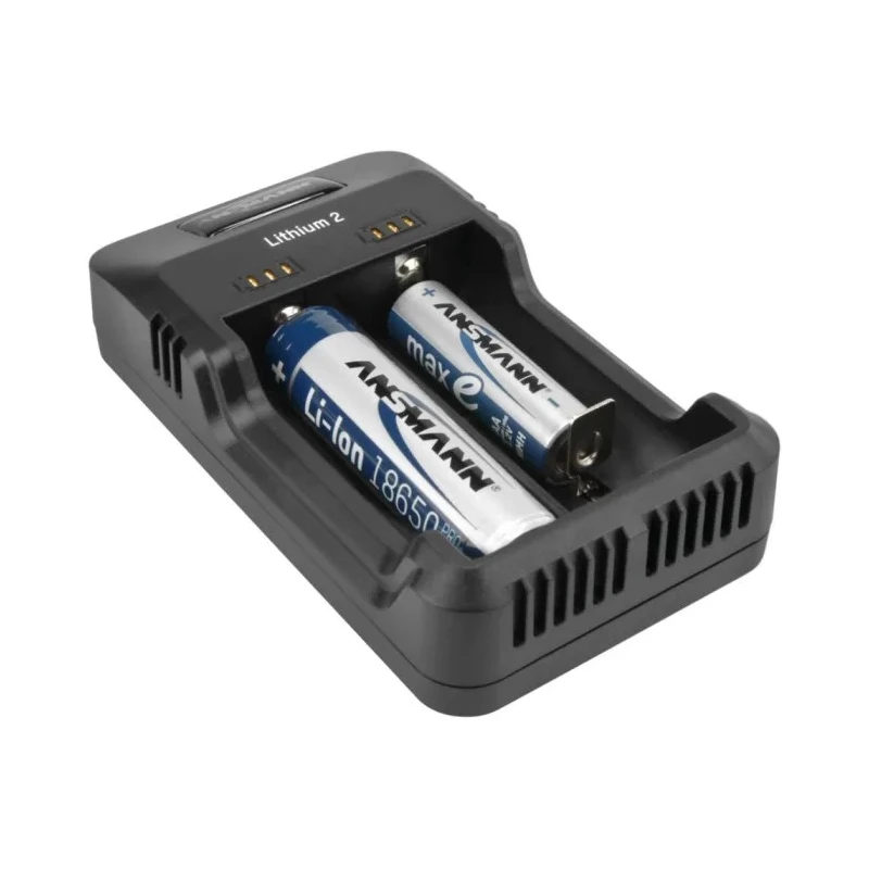 Ansmann Battery Charger Lithium-Ion NiMH Chemistries 10W Output Power USB Type C 1.45-4.2V 1001-0050