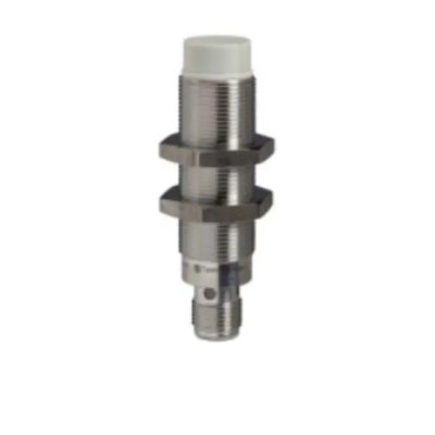 Telemecanique Sensors Threaded Barrel Inductive Proximity Sensor M18 NPN OsiSense XS 24V dc 12 mm Detection XS218SANAM12