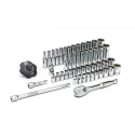 GearWrench 51-Piece 1/4 in Drive Deep and Standard Socket Set Chrome Vanadium Steel 80300