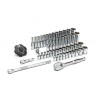 GearWrench 51-Piece 1/4 in Drive Deep and Standard Socket Set Chrome Vanadium Steel 80300
