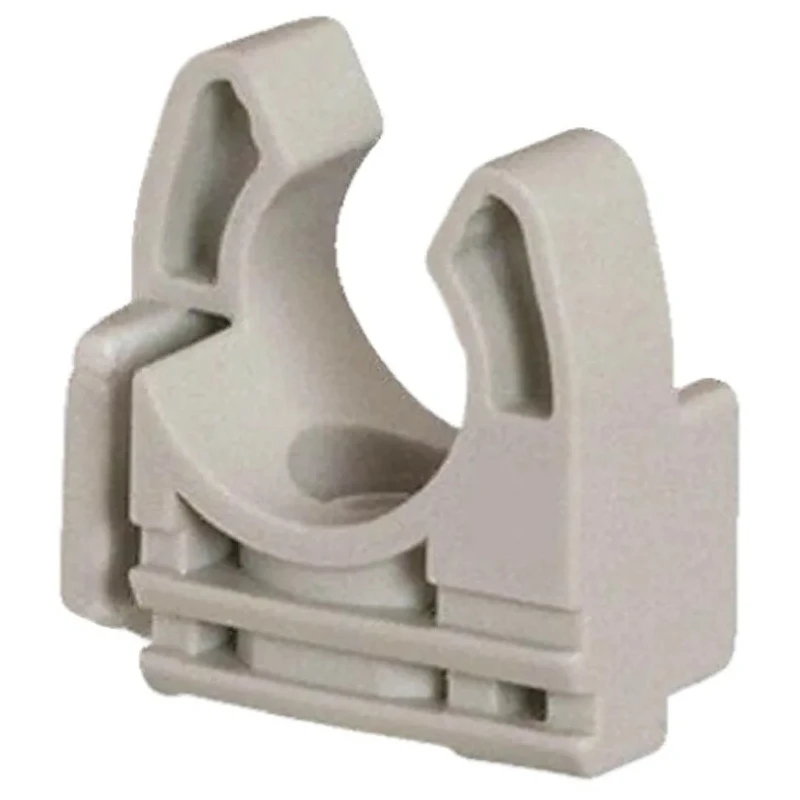 Schneider Electric Polyamide 66 Grey Conduit Clip, Conduit Fitting, IP30 IP40 IP41 ENN45120