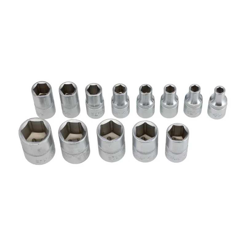 CK 39-Piece 1/4 in Standard Socket Set Chrome Vanadium Steel Satin Chrome Finish T4655