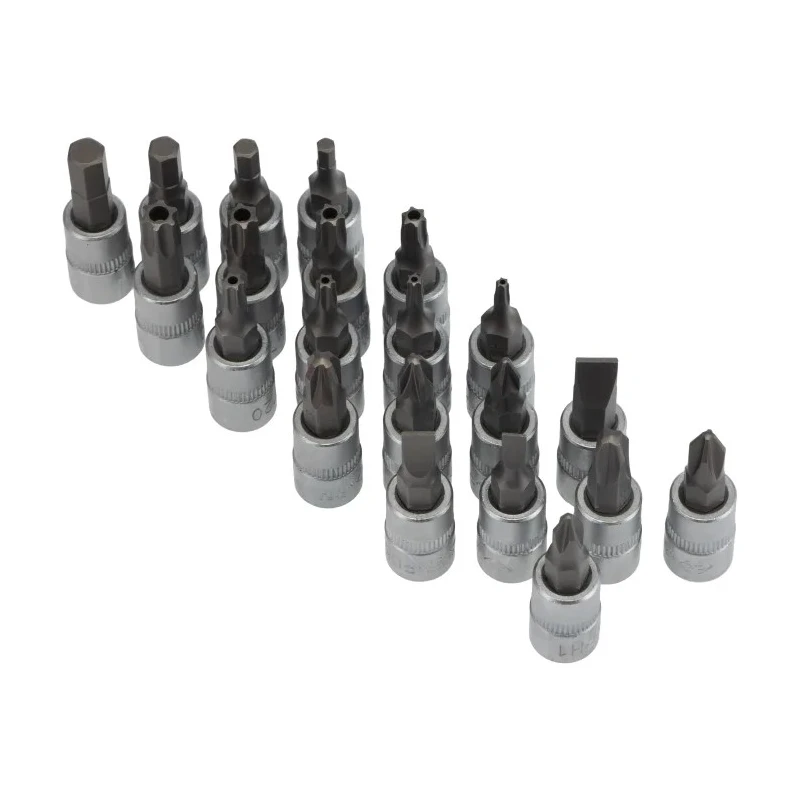 CK 39-Piece 1/4 in Standard Socket Set Chrome Vanadium Steel Satin Chrome Finish T4655