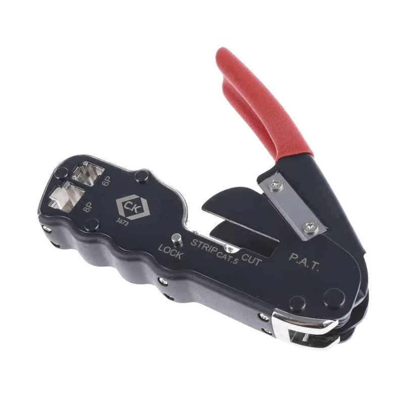 CK T3 Crimp Tool for RJ45 and RJ11 Connectors, Plain Handle, 140mm Length RJ45