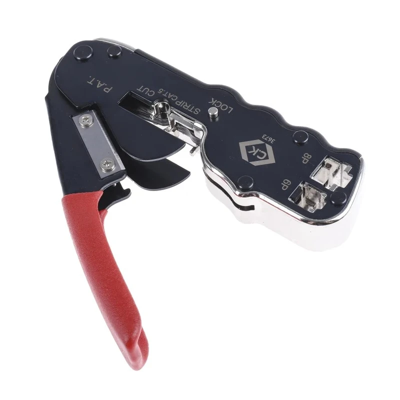 CK T3 Crimp Tool for RJ45 and RJ11 Connectors, Plain Handle, 140mm Length RJ45