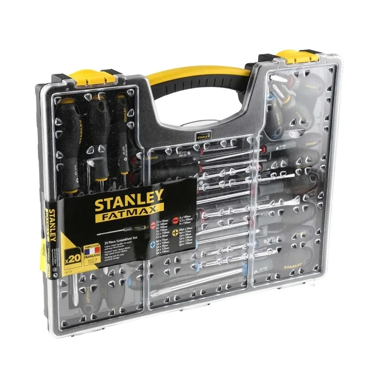 Stanley Tools Phillips, Pozidriv, Slotted Standard 20-Piece Screwdriver Set 5-62-572