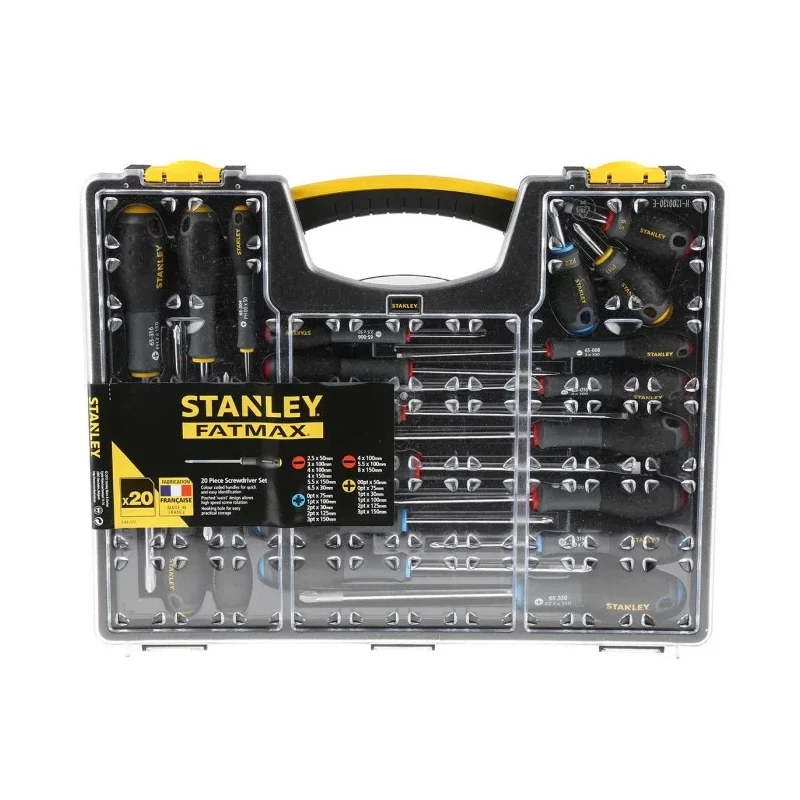 Stanley Tools Phillips, Pozidriv, Slotted Standard 20-Piece Screwdriver Set 5-62-572