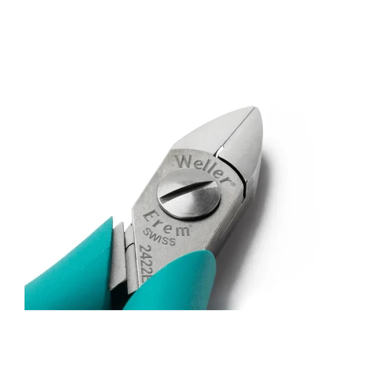 Weller Erem Flush ESD Safe Cable Cutter Side Cutter 1.6mm Cut Capacity 130mm Length 2422E