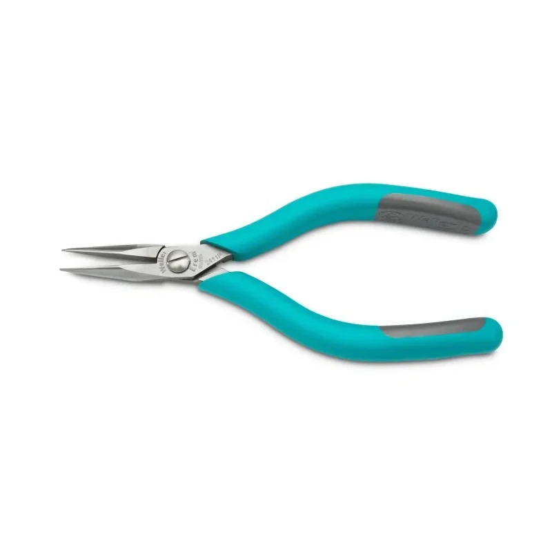 Weller Erem Long Nose Plier Round, 146mm Overall Length, 1.5in Jaw, 11mm Jaw Width, Ergonomic Handle, ESD Safe 2411P