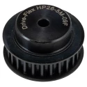 RS PRO Steel Timing Belt Pulley 9 mm Width 5 mm Pitch, 26 Tooth PB PULLEY 5M-09MM 26T