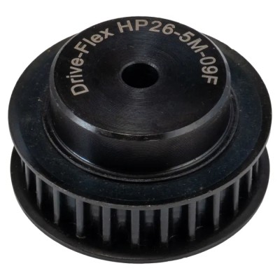 RS PRO Steel Timing Belt Pulley 9 mm Width 5 mm Pitch, 26 Tooth PB PULLEY 5M-09MM 26T