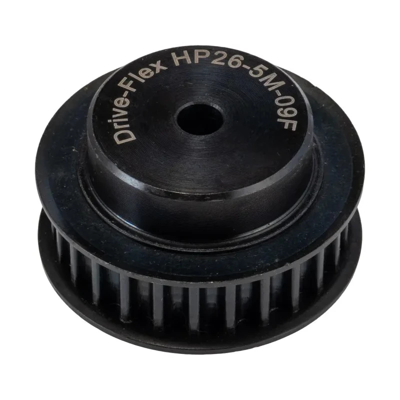 RS PRO Steel Timing Belt Pulley 9 mm Width 5 mm Pitch, 26 Tooth PB PULLEY 5M-09MM 26T