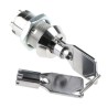 Lorlin Key Switch SPST 2A 2-Way Zinc Alloy Housing, Round Bezel, 240V AC LS300