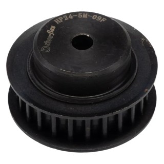 RS PRO Steel Timing Belt Pulley 9 mm Belt Width 5 mm Pitch 24 Tooth PB PULLEY 5M-09MM 24T