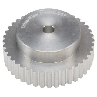 RS PRO Aluminium Timing Belt Pulley 14.3 mm Width 5 mm Pitch 40 Teeth PB TYPE XL 037 40 TOOTH PULLEY