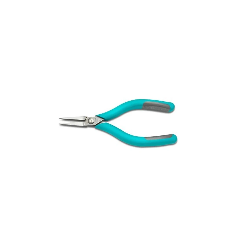 Weller Erem Flat Nose Plier Smooth Jaw 3.4 mm Tip, 1.5in Jaw Length, 5.7in Overall Length, Ergonomic Handle, ESD Safe 2442P