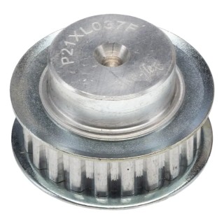 RS PRO Aluminium Timing Belt Pulley 14.3 mm Belt Width 5 mm Pitch 21 Tooth PB TYPE XL 037 21 TOOTH PULLEY
