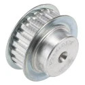 RS PRO Aluminium Timing Belt Pulley 14.3 mm Belt Width 5 mm Pitch 21 Tooth PB TYPE XL 037 21 TOOTH PULLEY