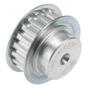 RS PRO Aluminium Timing Belt Pulley 14.3 mm Belt Width 5 mm Pitch 21 Tooth PB TYPE XL 037 21 TOOTH PULLEY