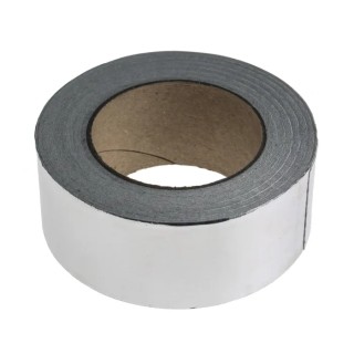 RS PRO Non-Conductive Aluminium Metallic Tape 50mm x 45m, 110°C Max 146-8962