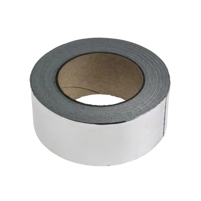 RS PRO Non-Conductive Aluminium Metallic Tape 50mm x 45m, 110°C Max 146-8962
