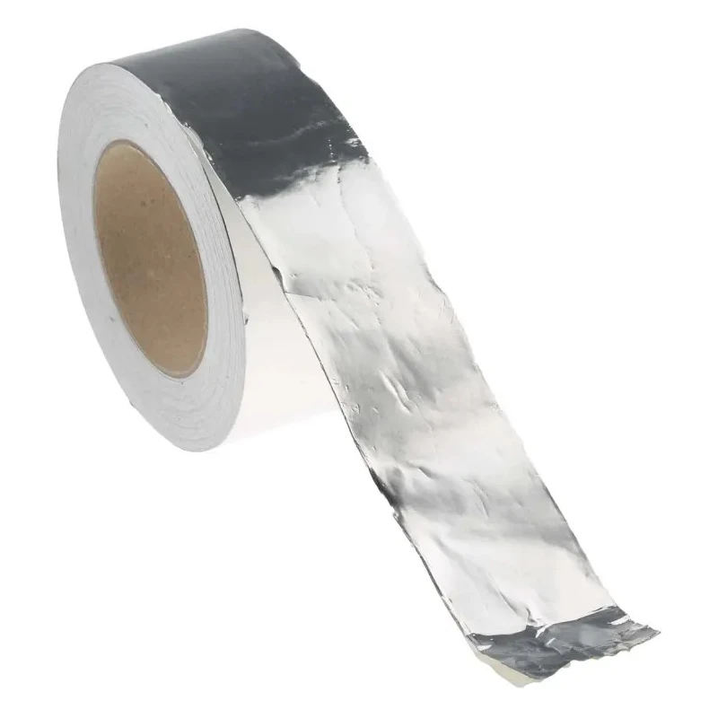RS PRO Non-Conductive Metallic Tape Aluminium Foil Backing 50mm x 50m -20°C to 110°C 146-8963